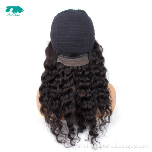 Natural Hairline Lace Front wig Wholesale Brazilian Human Hair 180% Density Loose Deep Wave wig Lace Frontal Cheap Wigs